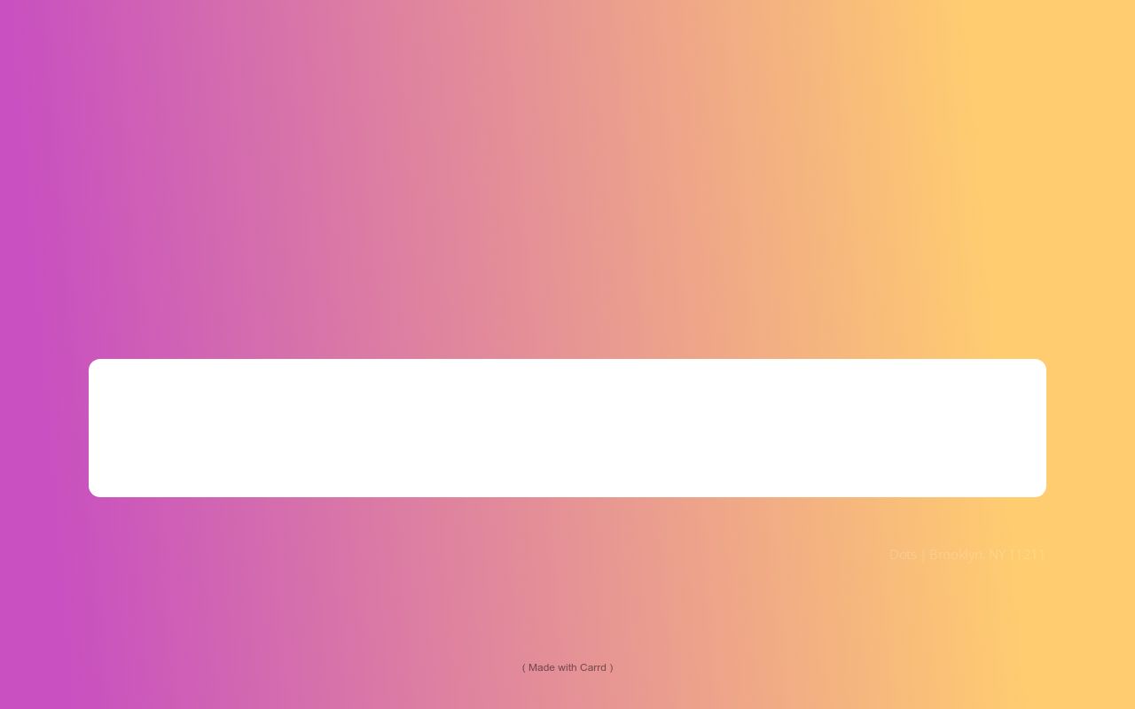 Carrd profile picture for @wharf